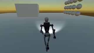 Unity Robot Kyle walking and turning