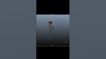 Run cycle animated in maya#maya