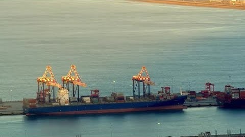 Container Vessel Stock Video