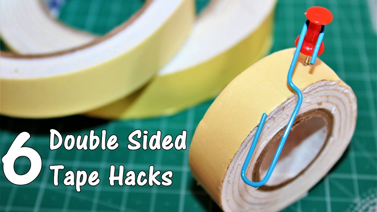 Uses For Double Sided Tape, Tips & Tricks