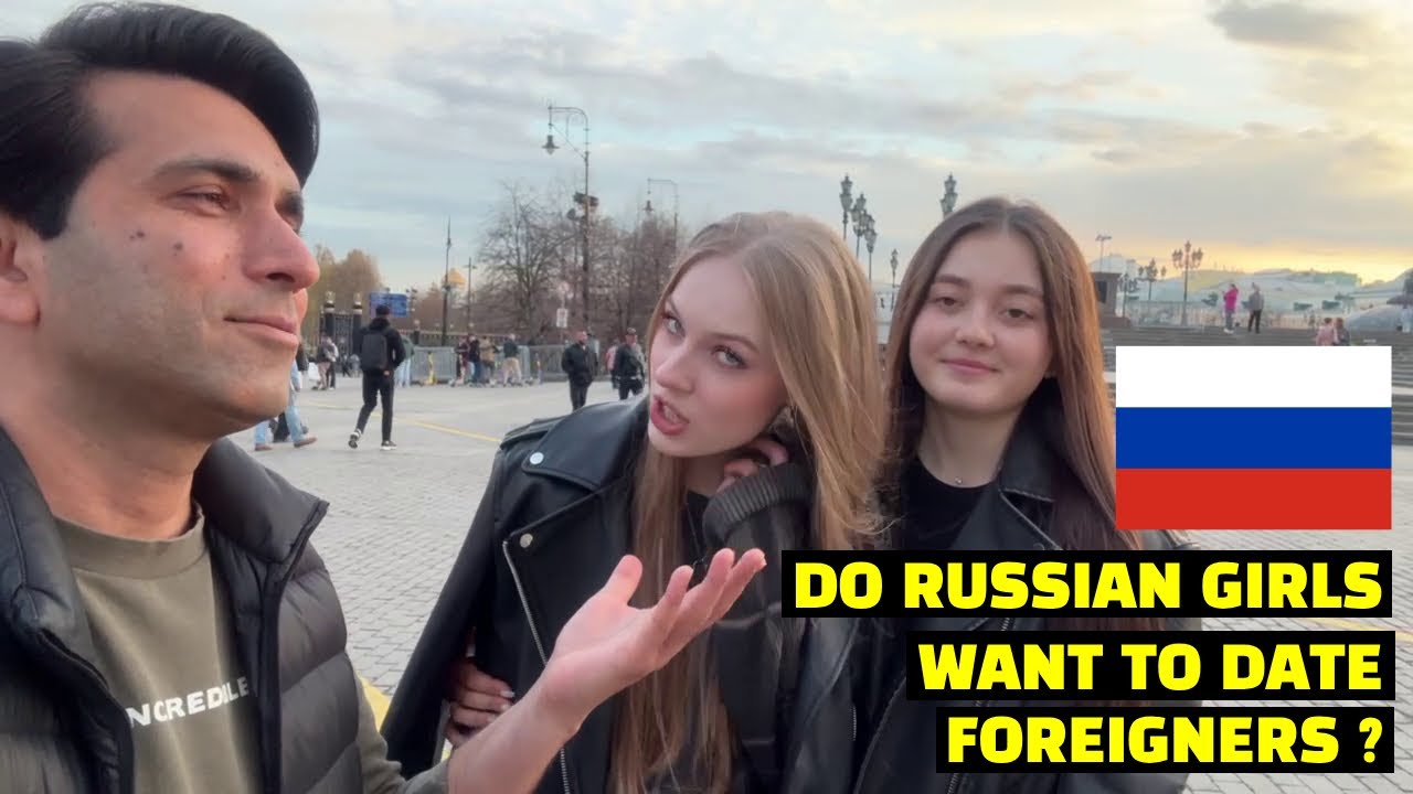 Do Russian girls want to date foreigners? l Street interview | Russia