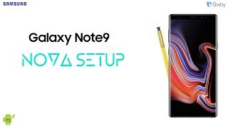 Samsung Note-9 Nova Setup | EDGE UX | android organisation screenshot 1