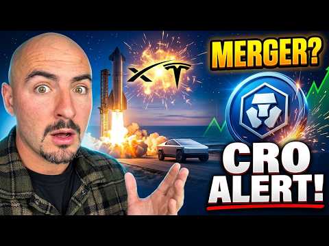 Crypto.com BREAKING NEWS! (SpaceX & Tesla MERGER Bullish For Crypto?) CRO Coin Price ALERT!