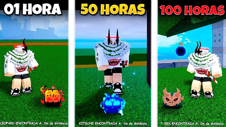 Passei 100 Horas Rastreando as Novas Frutas do Blox Fruits