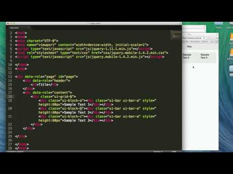 jQuery Mobile Grids Part 2