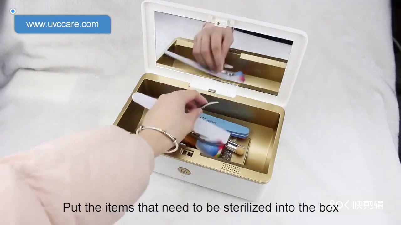 UV Sterilizer Box for Nail Tools - YouTube