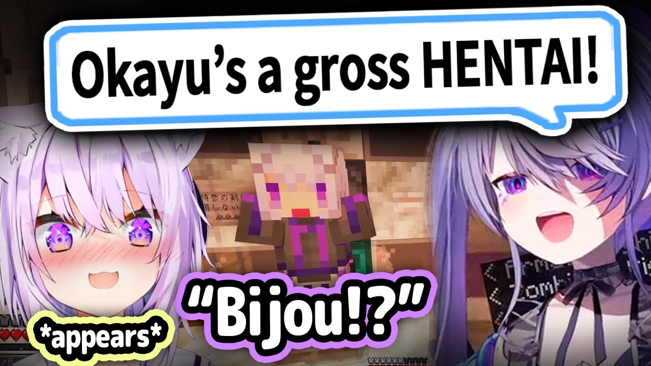 Biboo's Reaction To Okayu Suddenly Appearing Behind Her While She's Insulting Her Is Peak【Hololive】