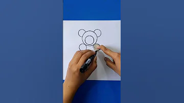 Teddy bear drawing with trick #viral #ytshorts #shorts #teddy #bear #bhalu @learntomakewithsam