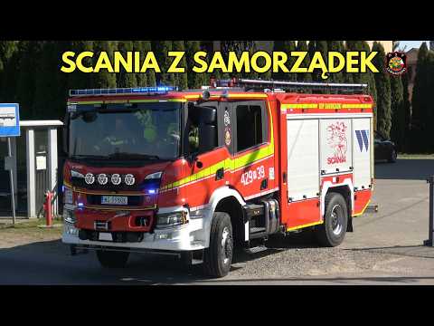 [PA300] Wyjazd Alarmowy GBA Scanii P360 od firmy WISS z OSP Samorządki!