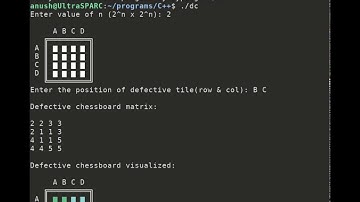 Defective chessboard (Chessboard tiling problem) (P1)