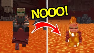 500 WORST Minecraft FAILS & WINS OF ALL TIME  Dismounted off a Strider and FELL INTO LAVA