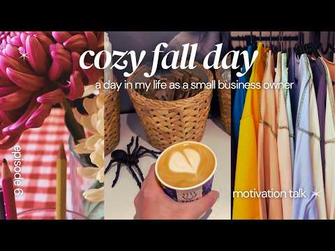Productive & Cozy Day in my Life as a Small Business Owner