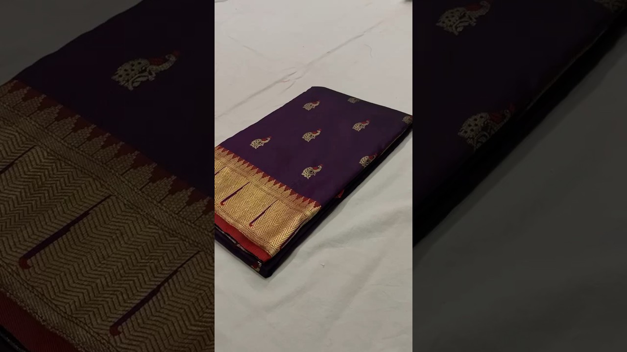 Paithani Soft Silk Contast Border Saree