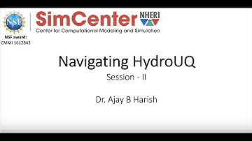 Studying Coastal Hazards with HydroUQ Session 2: Navigating HydroUQ