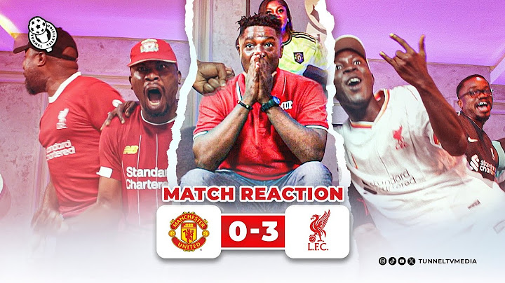 Manchester United 0-3 Liverpool | Full Fan Goal celebrations  | Diaz Salah