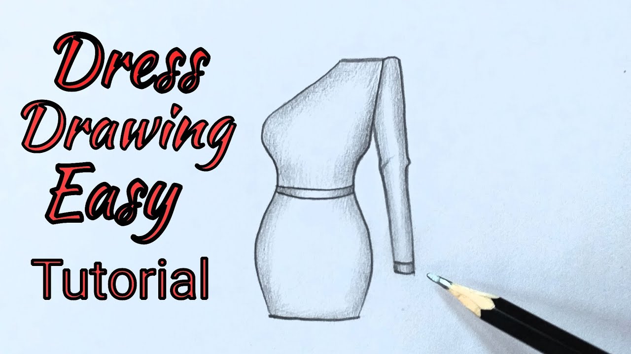 How to Draw a Dress Design 2  Dresses Drawing step by step  Shaem Art   video Dailymotion