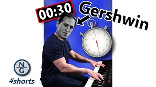 Video thumbnail of "Gershwin at a Glance | 30 seconds, 8 pieces you should know #Shorts"