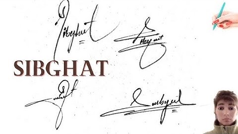 sibghat name signature#name signature with arooj