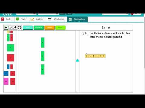 Algebra Tiles - Division