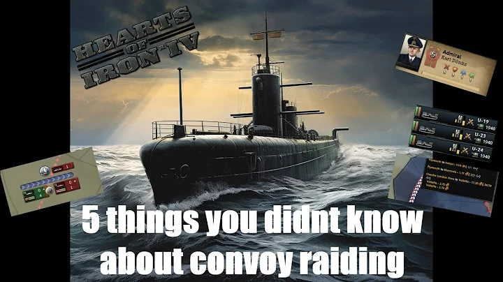 HOI4 Guide - 5 Things you didn't know about convoy raiding