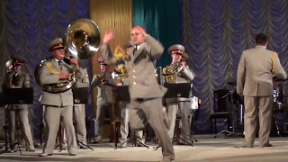 Video thumbnail of "A Cruel Angel's Thesis by Ukrainian Military Band"