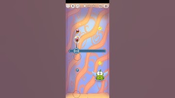 cut the rope level 1-5-16 #puzzle #crazy #funny #smart #cute #happy
