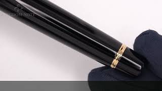 PILOT 万年筆 カスタム845 漆黒 中字 - YouTube