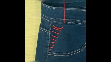 How to Alter Jeans 👖 waist