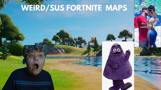 WEIRD/SUS MAPS IN FORTNITE