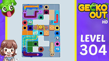 Gecko Out Level 304 Solution Walkthrough