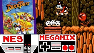 Ducktales Nes Megamix 28 Soundtrack Walkthrough Gameplay