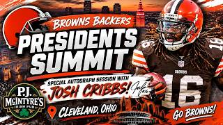 Browns Backers President Summit @ PJ McIntyres