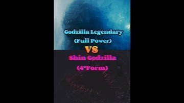Godzilla Legendary (Full Power) VS Shin Godzilla (4°Forma) #edit #godzilla #shingodzilla #vs