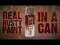 Rusty Paint demo our spary on rust paint, easy to use spray can.