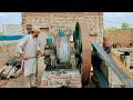 Old Black Diesel Engine Amzing Satrat System Old Technology Sauth Panjab Pakistan