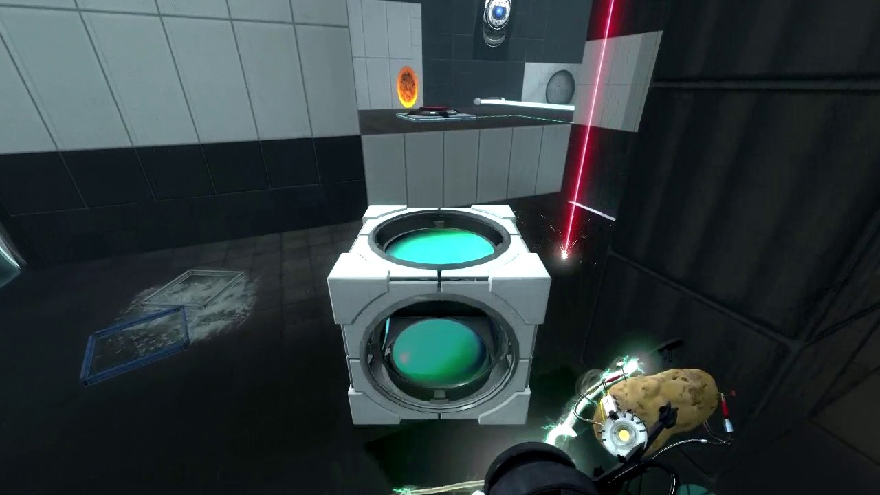 hydraulic press Portal 2 - Antilles (Possible Solution)