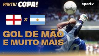 INGLATERRA X ARGENTINA: O POLÊMICO HISTÓRICO DO DUELO | Fala Muito | Copa do Mundo 2026 | sportv