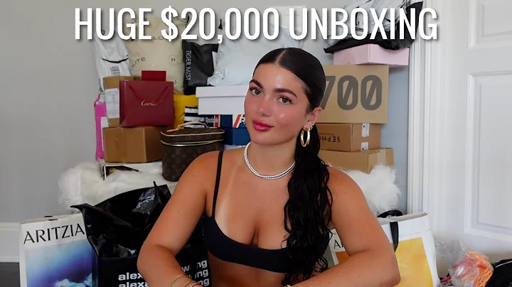 HUGE $20,000 UNSPONSORED SUMMER UNBOXING + TRY ON ...
