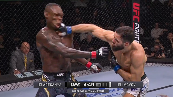 Israel Adesanya vs Nassourdine Imavov - FULL FIGHT RECAP