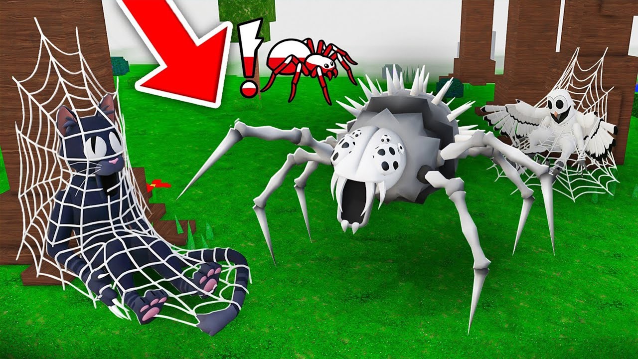 THE SPIDER in 99 Nights in the Forest!! - YouTube