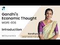 Introduction | Gandhi's Economic Thought | MGPE 006 | Kerala's No.1 IGNOU Coaching Platform