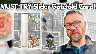 Craft a STUNNING Slider Gatefold Card! | Miss Ink Stamps | Card Making