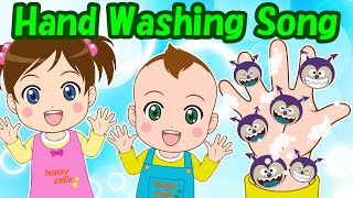 【Hand Washing Song】Educational videos | Nursery Rhymes | Kids Songs | Lifestyle habits | HoppySmile