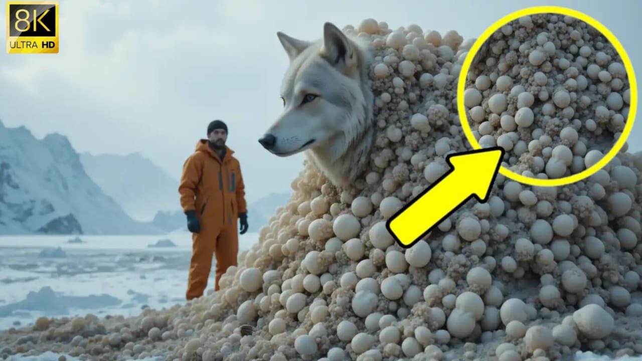 Heroic Rescue of an Arctic Polar Wolf Covered in Millions of Barnacles & Parasites Emotional Rescue