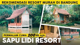 KAMARNYA NGAMBANG DI ATAS DANAU!? REVIEW SAPU LIDI RESORT and RESTO LEMBANG BANDUNG, CUMA 200rban