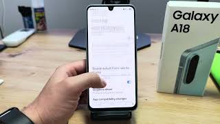 Samsung A18: How to Change DPI