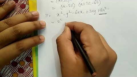 Factorisation/ Class 9/ Exercise 8.2