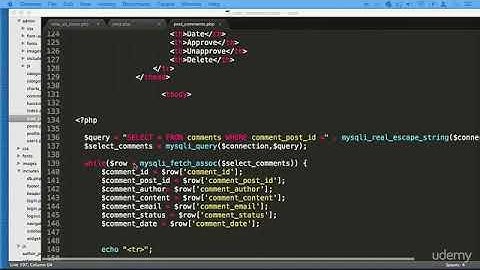 4 Deleting in the same page - IMPROVED COMMENT SYSTEM COUNT & DISPLAY - PHP COURSE CMS PROJECT