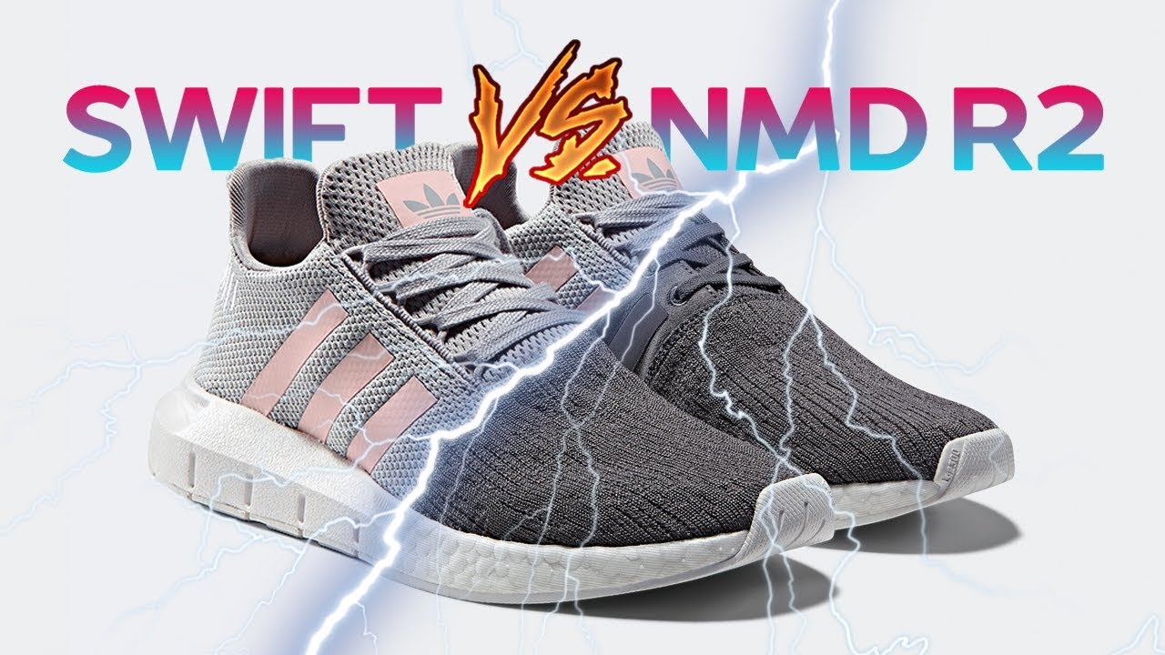 adidas Swift Run и NMD R2 