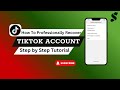 How to Recover Your TikTok Account (2025 Easy Guide)